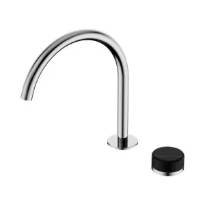 Nero Serenity Progressive Bath/Kitchen Mixer Arc Spout With Marquina Black Handle Chrome by Nero Tapware, a Kitchen Taps & Mixers for sale on Style Sourcebook