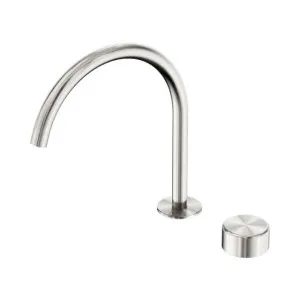 Nero Serenity Progressive Bath/Kitchen Mixer Arc Spout With Metal Handle Brushed Nickel by Nero Tapware, a Kitchen Taps & Mixers for sale on Style Sourcebook
