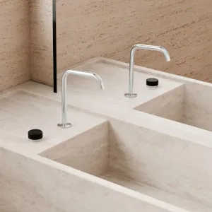 Nero Serenity Progressive Bath/Kitchen Mixer Edge Spout With Marquina Black Handle Chrome by Nero Tapware, a Kitchen Taps & Mixers for sale on Style Sourcebook