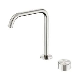 Nero Serenity Progressive Bath/Kitchen Mixer Edge Spout With Metal Handle Brushed Nickel by Nero Tapware, a Kitchen Taps & Mixers for sale on Style Sourcebook