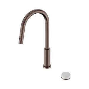 Nero Serenity Progressive Pull Out Kitchen Set With Carrara Handle Brushed Bronze by Nero Tapware, a Kitchen Taps & Mixers for sale on Style Sourcebook