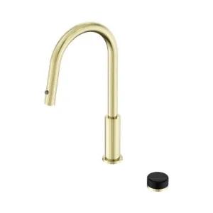 Nero Serenity Progressive Pull Out Kitchen Set With Marquina Black Handle Brushed Gold by Nero Tapware, a Kitchen Taps & Mixers for sale on Style Sourcebook