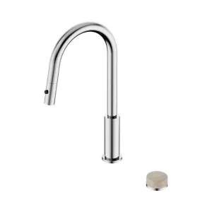Nero Serenity Progressive Pull Out Kitchen Set With Rome Travertine Handle Chrome by Nero Tapware, a Kitchen Taps & Mixers for sale on Style Sourcebook