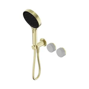 Nero Serenity Progressive Shower System With Carrara Handle And Serenity Hand Shower Brushed Gold by Nero Tapware, a Bathroom Taps & Mixers for sale on Style Sourcebook