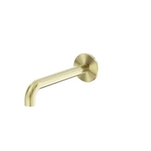 Nero Serenity Wall Basin/Bath Spout 185mm Brushed Gold by Nero Tapware, a Bathroom Taps & Mixers for sale on Style Sourcebook