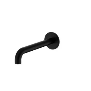 Nero Serenity Wall Basin/Bath Spout 185mm Matte Black by Nero Tapware, a Bathroom Taps & Mixers for sale on Style Sourcebook