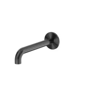 Nero Serenity Wall Basin/Bath Spout 220mm Gun Metal by Nero Tapware, a Bathroom Taps & Mixers for sale on Style Sourcebook