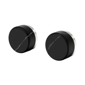 Nero Serenity Wall Top Assembly With Marquina Black Handle Brushed Nickel by Nero Tapware, a Bathroom Taps & Mixers for sale on Style Sourcebook