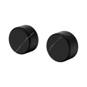 Nero Serenity Wall Top Assembly With Marquina Black Handle Matte Black by Nero Tapware, a Bathroom Taps & Mixers for sale on Style Sourcebook