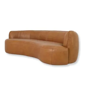 Arcova 3 Seater Sofa - Amber Tan Leather by Interior Secrets - AfterPay Available by Interior Secrets, a Sofas for sale on Style Sourcebook