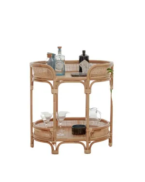 Ziggy Rattan Bar Cart by Koko Collective, a Sideboards, Buffets & Trolleys for sale on Style Sourcebook