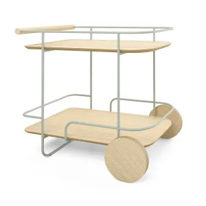 Gus Arcade Bar Cart - Sage by null, a Side Table for sale on Style Sourcebook