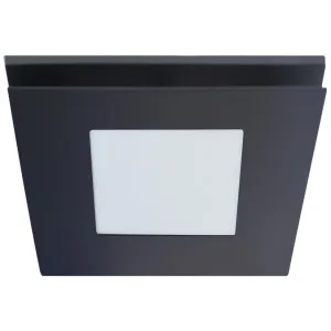 Ventair Airbus DC 250 Twin Pack Ceiling Exhaust Fan with Interchangeable Square Fascia and LED Light Black by Ventair, a Exhaust Fans for sale on Style Sourcebook