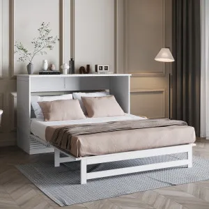 Jaxen Smart Queen Foldout Murphy Bed with Storage by null, a Beds & Bed Frames for sale on Style Sourcebook