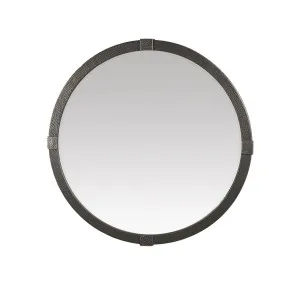 Benny Round Bronze Wall Mirror 113cm by Luxe Mirrors, a Mirrors for sale on Style Sourcebook