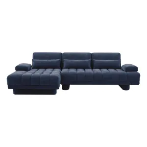 Carrie Sofa Bed + LHF Chaise in Fam Navy by OZ Design, a Sofa Beds for sale on Style Sourcebook