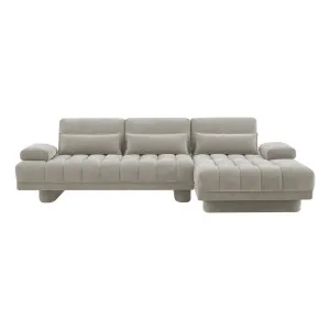 Carrie Sofa Bed + RHF Chaise in Fam Sand by OZ Design, a Sofa Beds for sale on Style Sourcebook