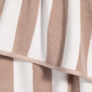 Striped Cabana Beach Towel - Cotton Terry, Cream - Canningvale by Canningvale_Cabana, a Sheets for sale on Style Sourcebook