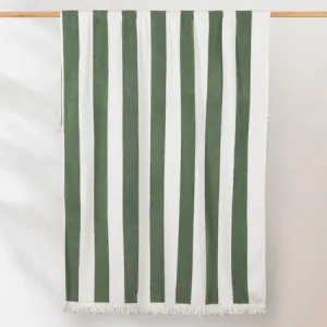 Beach Towel - Cotton Terry, Large, Green - Canningvale by Canningvale_Cabana, a Sheets for sale on Style Sourcebook