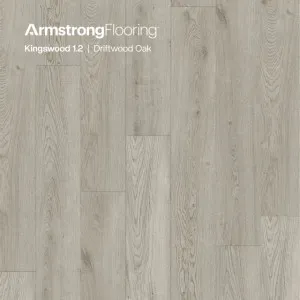Kingswood 1.2 | Driftwood Oak by Armstrong Flooring, a Hybrid Flooring for sale on Style Sourcebook