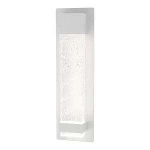 Calibo Coot Medium Rectangular Bubble Glass Weatherproof LED Exterior Wall Light White by Calibo, a Wall Lighting for sale on Style Sourcebook