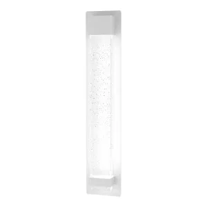 Calibo Coot Large Rectangular Bubble Glass Weatherproof LED Exterior Wall Light White by Calibo, a Wall Lighting for sale on Style Sourcebook