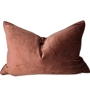 The Boulevard Luxe Velvet 40x60cm Lumbar - Rust by null, a Throws for sale on Style Sourcebook