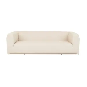 Juno Frame 3 Seater Sofa - Brioche Boucle - Porcelain by null, a Sofas for sale on Style Sourcebook