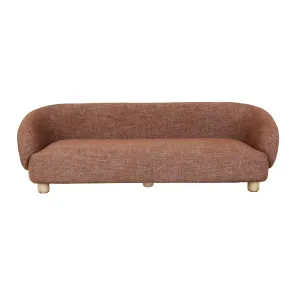 Flo 3 Seater Sofa - Brick - Natural Ash by null, a Sofas for sale on Style Sourcebook