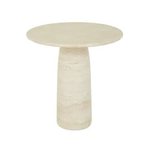 Puddle Side Table - Natural Travertine by null, a Side Table for sale on Style Sourcebook
