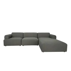 Juno Boulder 1 Seater Left Arm Sofa - Moss Tweed by null, a Sofas for sale on Style Sourcebook