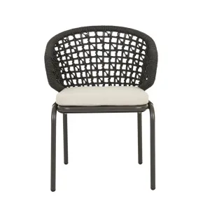 Montroi Elm Dining Armchair - Carbon Grey - Soft Wheat by null, a Chairs for sale on Style Sourcebook