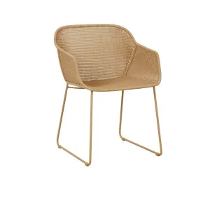 Montana Sleigh Dining Armchair - Ginger Resin - Ginger by null, a Chairs for sale on Style Sourcebook
