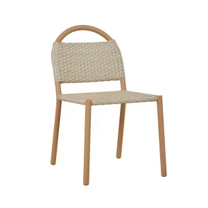 Jules Woven Outdoor Dining Chair - Shell - Ginger by null, a Chairs for sale on Style Sourcebook