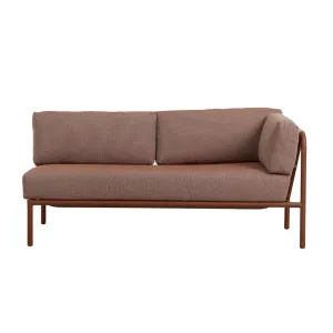 Mauritius Island Right Arm Sofa - Brique - Ecru by null, a Outdoor Sofas for sale on Style Sourcebook