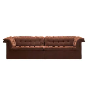 Natadora Furrow 4 Seater Sofa - Russet by null, a Sofas for sale on Style Sourcebook