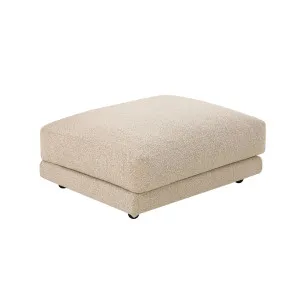 Felix Crest Ottoman - Moonbeam by null, a Ottomans for sale on Style Sourcebook