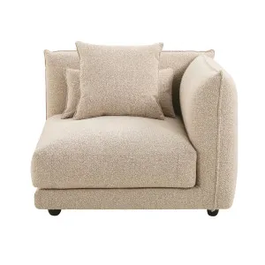 Felix Crest Ottoman - Moonbeam by null, a Ottomans for sale on Style Sourcebook