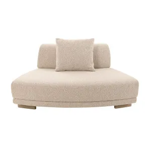 Felix Orbit 2 Seater Curve Sofa - Moonbeam - Buttermilk Oak by null, a Sofas for sale on Style Sourcebook