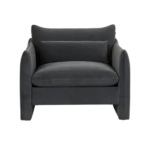 Sidney Peak Sofa Chair - Nocturne Velvet by null, a Chairs for sale on Style Sourcebook