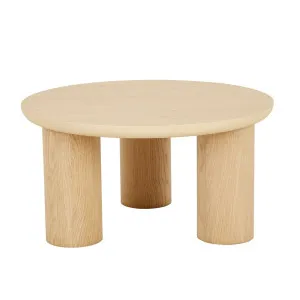 Seb Round Coffee Table - Oak by null, a Coffee Table for sale on Style Sourcebook