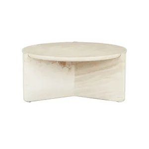 Venus Revolve Coffee Table - Natural Travertine by GlobeWest, a Coffee Table for sale on Style Sourcebook