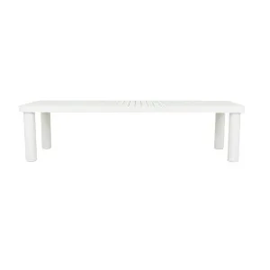 Frankie Outdoor Dining Table - Aluminium White by null, a Tables for sale on Style Sourcebook
