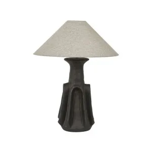 Lorne Ridge Table Lamp - Onyx - Oatmeal by null, a Table & Bedside Lamps for sale on Style Sourcebook