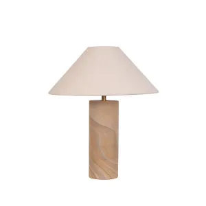 Easton Aurora Table Lamp - Rainbow Sandstone - Snow by null, a Table & Bedside Lamps for sale on Style Sourcebook