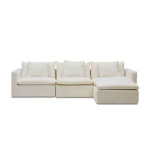 Cape Modular Sofa Snow 3 Seat with Ottoman by Horgans, a Sofas for sale on Style Sourcebook