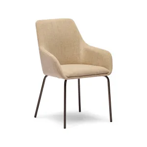 Clara Dining Chair Linen Bronze by Horgans, a Chairs for sale on Style Sourcebook