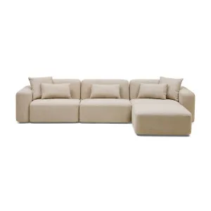 Pascal Modular Sofa Biscuit 3 Seat with Ottoman by Horgans, a Sofas for sale on Style Sourcebook