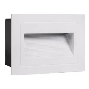 Havit Trin Maxi Square LED Weatherproof Recessed Outdoor Step Light 240V AC White by Havit, a Outdoor Lighting for sale on Style Sourcebook