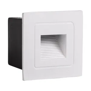 Havit Trin Mini Square LED Weatherproof Recessed Outdoor Step Light 12V DC White by Havit, a Outdoor Lighting for sale on Style Sourcebook
